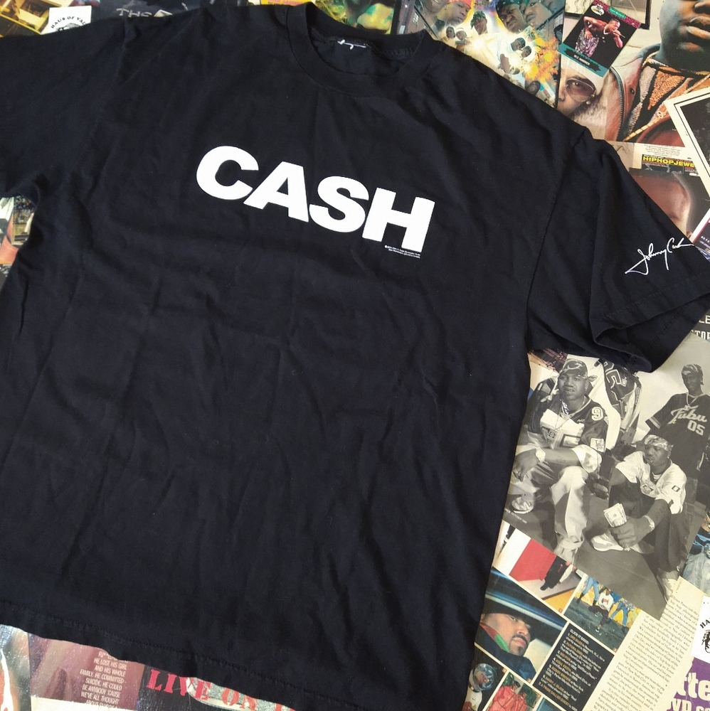 Vintage Johnny Cash Signature Tee L/XL
